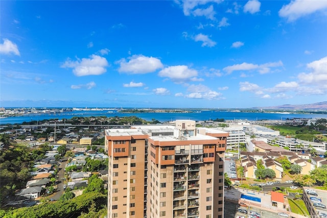 98-500 Koauka Loop Unit 23H, Aiea, HI 96701 - drone / aerial view of a large body of water and apartment complex / building