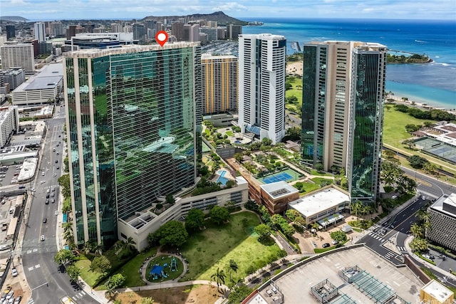1177 Queen St Unit 4306, Honolulu, HI 96814 - view of urban area with a large body of water