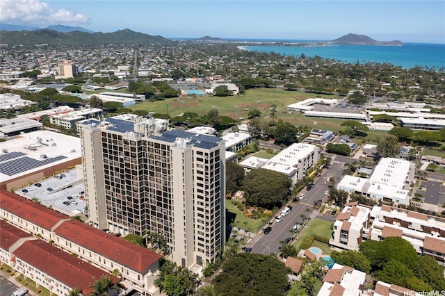 322 Aoloa St Unit 208, Kailua, HI 96734 - aerial view of a water and mountain view