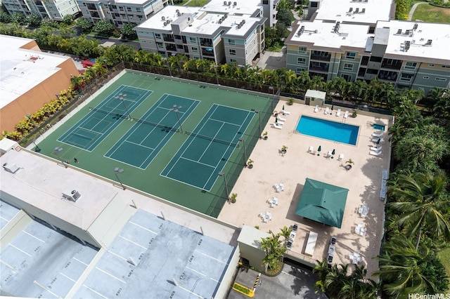 322 Aoloa St Unit 208, Kailua, HI 96734 - drone / aerial view of a pool