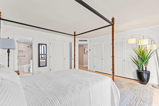 2893 Kalakaua Ave Unit 3, Honolulu, HI 96815 - bedroom with connected bathroom and multiple closets