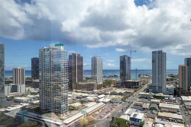 888 Kapiolani Blvd Unit 2703, Honolulu, HI 96813 - city view with a large body of water