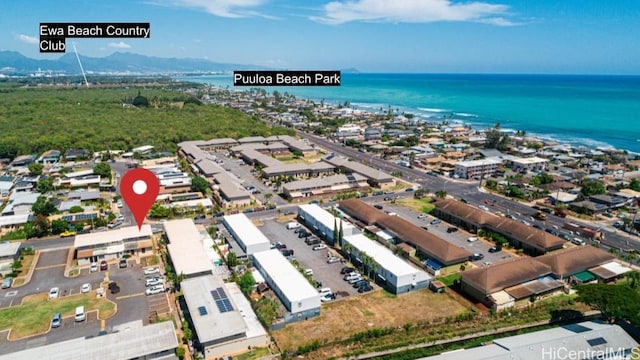91-652 Kilaha St Unit A4, Ewa Beach, HI 96706 - drone / aerial view of a water and mountain view