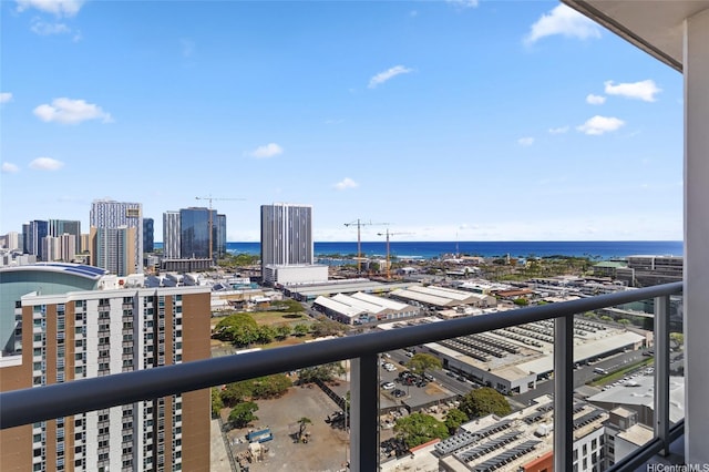 555 S St Unit 2201, Honolulu, HI 96813 - balcony featuring a view of city and a water view