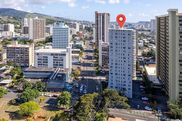 1111 Wilder Ave Unit 14B, Honolulu, HI 96822 - city view with a mountainous background