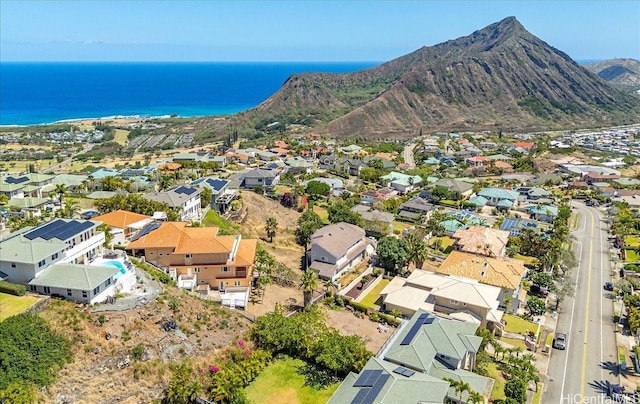 1062 Hoa St, Honolulu, HI 96825 - aerial view of residential area with a water and mountain view