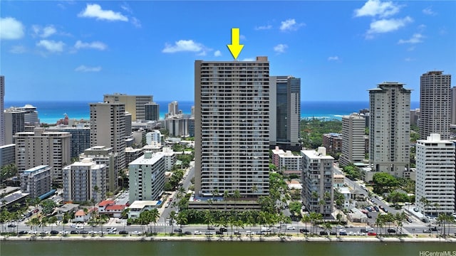 2121 Ala Wai Blvd Unit 1603, Honolulu, HI 96815 - view of city featuring a nearby body of water