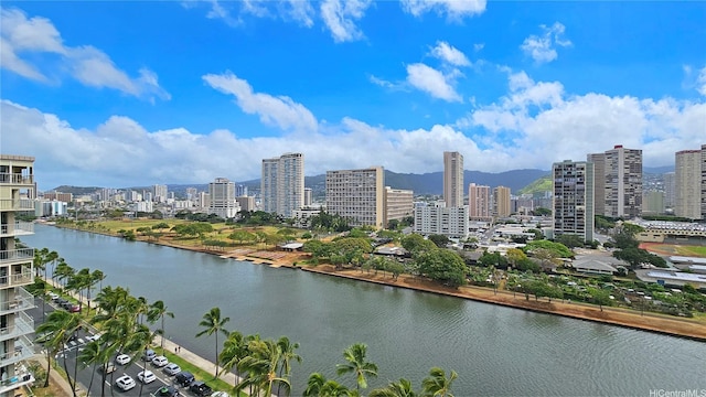 2121 Ala Wai Blvd Unit 1603, Honolulu, HI 96815 - water view featuring city skyline