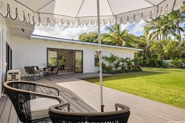 114 Kaelepulu Dr, Kailua, HI 96734 - deck featuring a yard