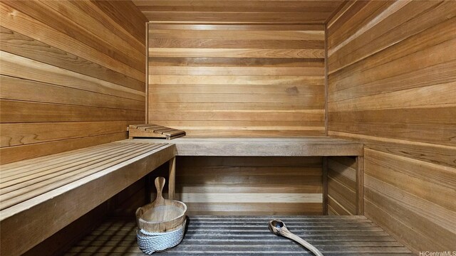 1717 Ala Wai Blvd Unit 2002, Honolulu, HI 96815 - relaxing sauna featuring wooden walls and wood ceiling