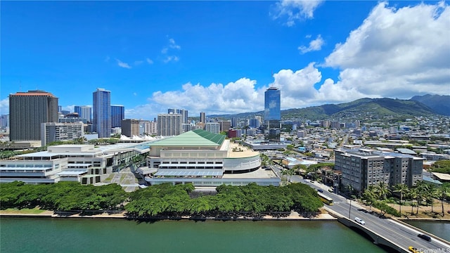 1717 Ala Wai Blvd Unit 2002, Honolulu, HI 96815 - view of city skyline featuring a water and mountain view