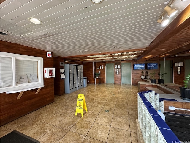 5210 Likini St Unit 810, Honolulu, HI 96818 - community lobby with wood walls