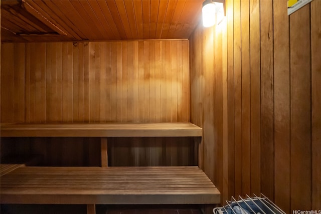 583 Kamoku St Unit Dh2303, Honolulu, HI 96826 - sauna / steam room with wood walls and wooden ceiling