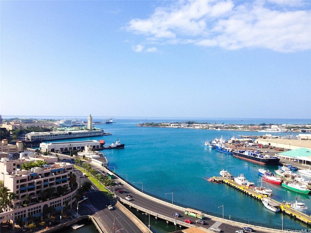 215 N King St Unit 2205, Honolulu, HI 96817 - aerial view of a large body of water and numerous boat docks