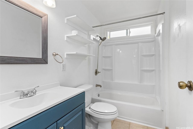 46-078 Emepela Pl Unit G205, Kaneohe, HI 96744 - full bath with vanity, tub / shower combination, tile patterned floors, and toilet