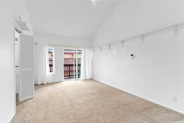 46-078 Emepela Pl Unit G205, Kaneohe, HI 96744 - unfurnished room with light colored carpet and high vaulted ceiling