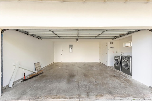 1410 Alapai St Unit 5, Honolulu, HI 96813 - garage with washing machine and clothes dryer and electric panel