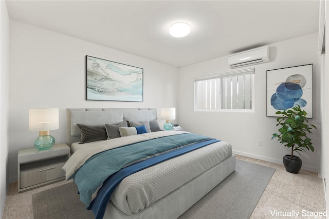 1410 Alapai St Unit 5, Honolulu, HI 96813 - bedroom featuring a wall unit AC and baseboards