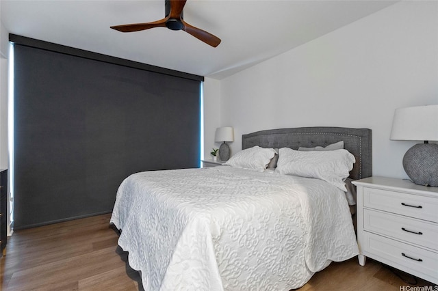 600 Ala Moana Blvd Unit 3006, Honolulu, HI 96813 - bedroom featuring wood finished floors and a ceiling fan