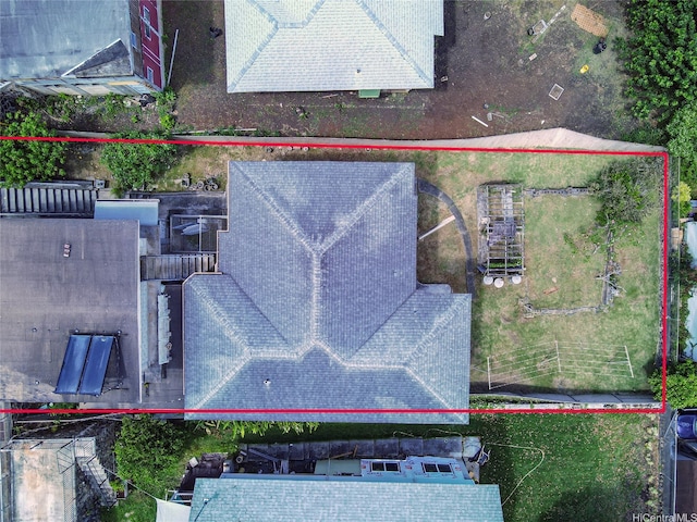 1968 10th Ave, Honolulu, HI 96816 - view of property location with property parcel outlined