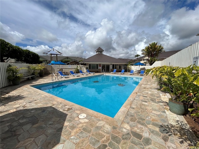 941449 Waipio Uka St Unit K204, Waipahu, HI 96797 - view of swimming pool featuring a patio and a fenced backyard
