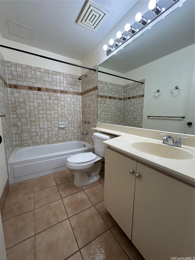 941449 Waipio Uka St Unit K204, Waipahu, HI 96797 - bathroom with toilet, shower / washtub combination, vanity, and tile patterned floors