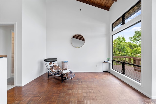 44-279 Kaneohe Bay Dr Unit B, Kaneohe, HI 96744 - living area featuring high vaulted ceiling and baseboards