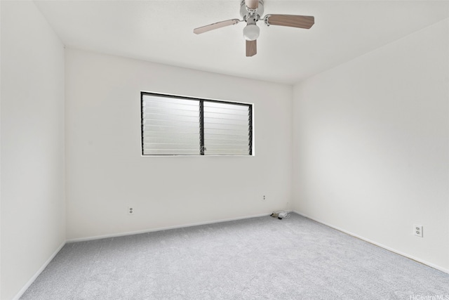 44-279 Kaneohe Bay Dr Unit B, Kaneohe, HI 96744 - spare room with carpet flooring, baseboards, and ceiling fan