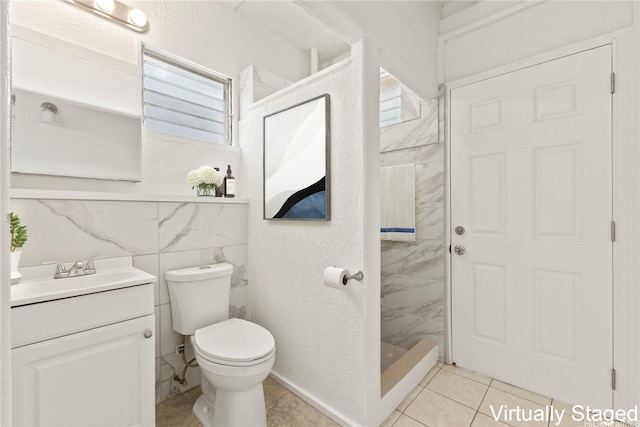 91-664 Kilaha St Unit G1, Ewa Beach, HI 96706 - bathroom featuring vanity, toilet, and walk in shower