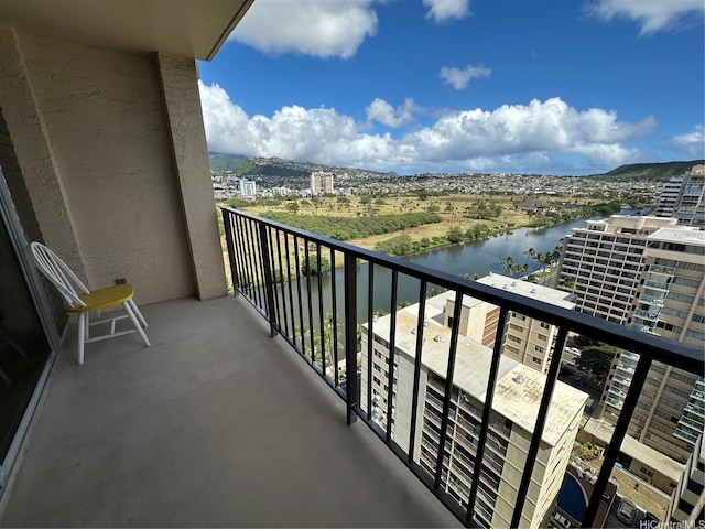 2345 Ala Wai Blvd Unit 2209, Honolulu, HI 96815 - balcony featuring a water view and a city view