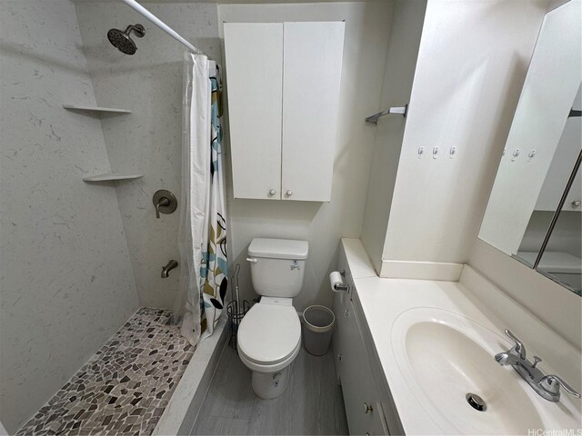 2345 Ala Wai Blvd Unit 2209, Honolulu, HI 96815 - bathroom featuring curtained shower and vanity