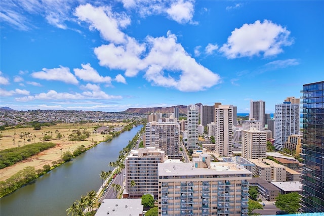 2345 Ala Wai Blvd Unit 2209, Honolulu, HI 96815 - view of urban area with a water and mountain view