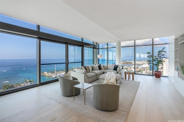 1100 Ala Moana Blvd Unit 4000/4001, Honolulu, HI 96814 - sunroom with a water view