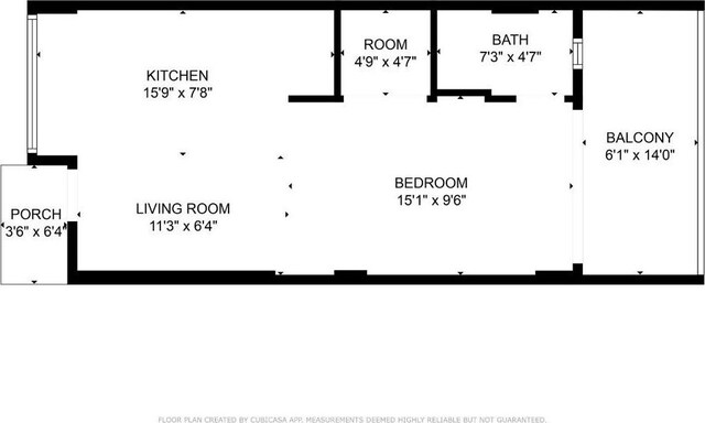 1020 Green St Unit 303, Honolulu, HI 96822 - view of room layout