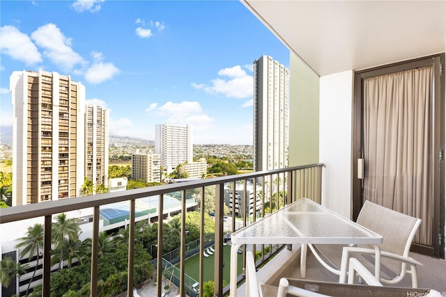 229 Paoakalani Ave Unit 1501, Honolulu, HI 96815 - balcony featuring a city view