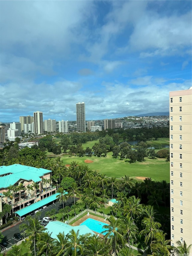 3009 Ala Makahala Pl Unit 1815, Honolulu, HI 96818 - view of urban area with a golf course