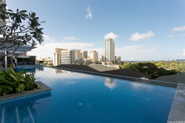 2139 Kuhio Ave Unit D2606, Honolulu, HI 96815 - view of swimming pool with a view of city
