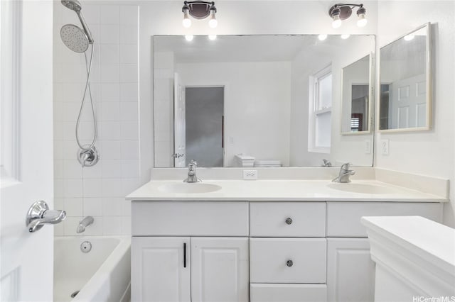 87-1958 Pakeke St Unit C, Waianae, HI 96792 - bathroom with double vanity and washtub / shower combination