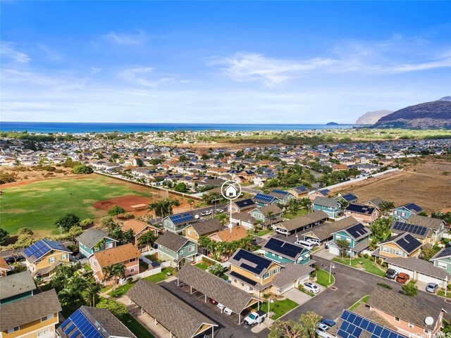 87-1958 Pakeke St Unit C, Waianae, HI 96792 - aerial overview of property's location with nearby suburban area and mountains