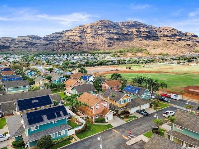 87-1958 Pakeke St Unit C, Waianae, HI 96792 - aerial view of residential area featuring mountains