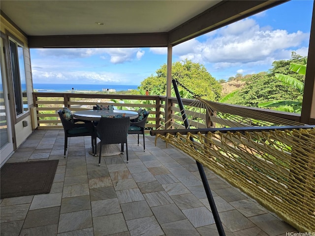 92-882 Wainohia St, Kapolei, HI 96707 - balcony with outdoor dining area