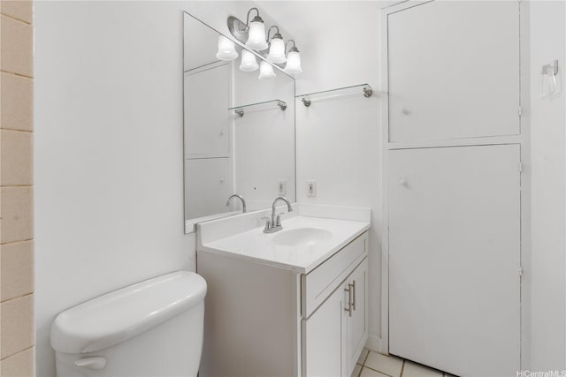 3071 Pualei Cir Unit 201, Honolulu, HI 96815 - bathroom featuring vanity, toilet, and tile patterned flooring