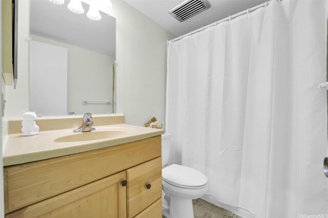 2740 Kuilei St Unit 2205, Honolulu, HI 96826 - full bathroom featuring toilet and vanity