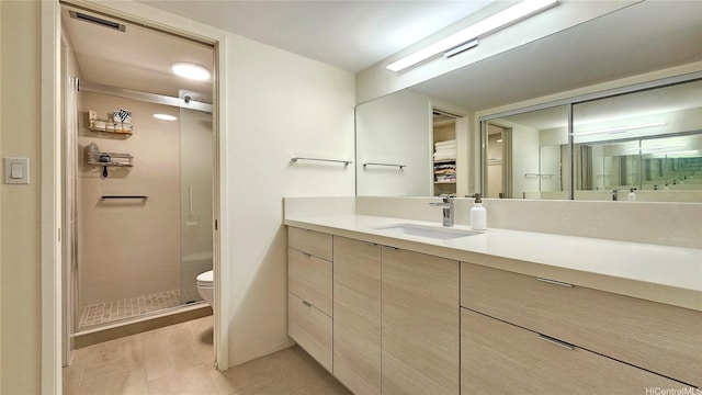 1910 Ala Moana Blvd Unit 32E, Honolulu, HI 96815 - full bath with a stall shower, vanity, and tile patterned flooring