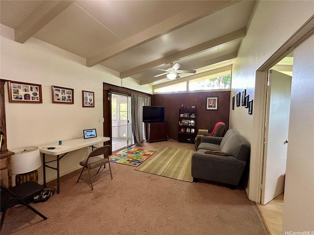 661 Iliaina St, Kailua, HI 96734 - living area with ceiling fan and light carpet