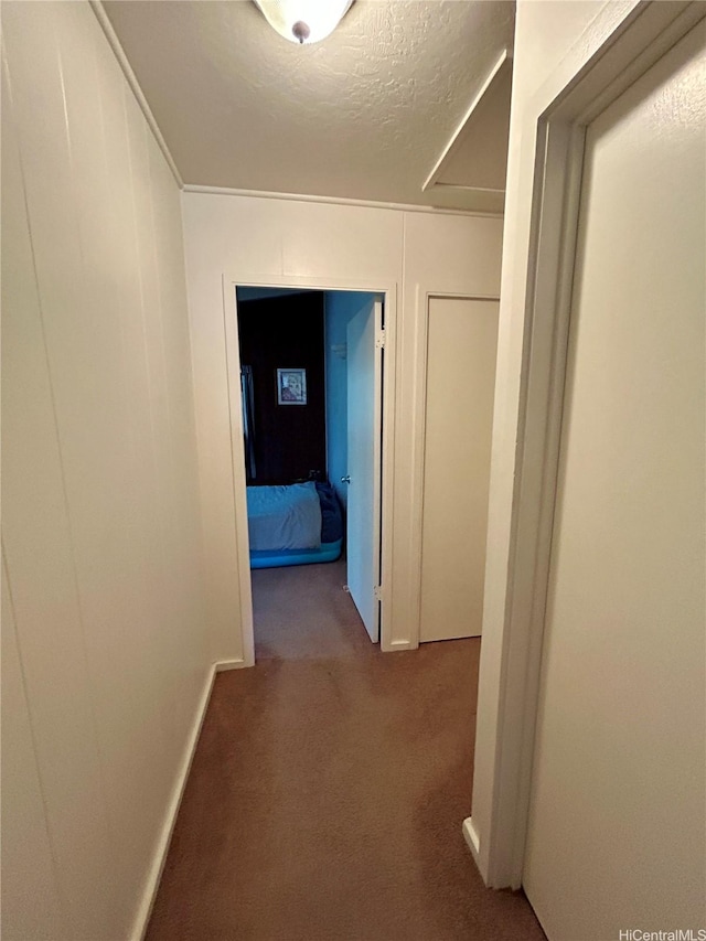 661 Iliaina St, Kailua, HI 96734 - hallway with carpet floors, baseboards, and a textured ceiling