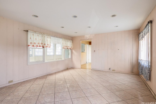 1425 Monte Cooke Pl, Honolulu, HI 96817 - empty room featuring light tile patterned floors and wood walls