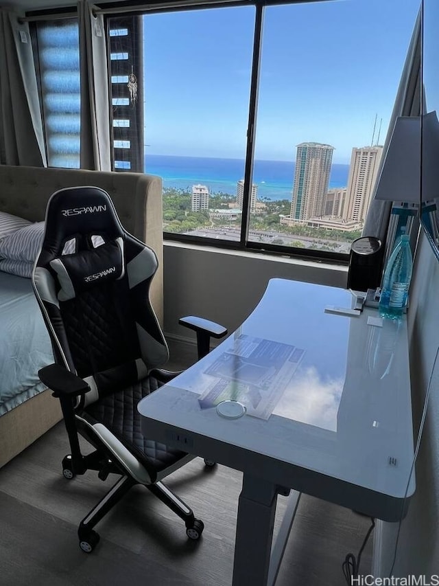 444 Niu St Unit 3802, Honolulu, HI 96815 - home office with a water view