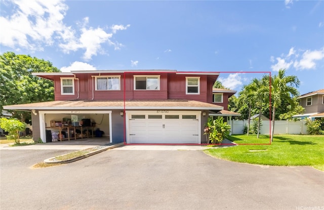 87-107 Kulaaupuni St Unit 2, Waianae, HI 96792 - view of front of property featuring a garage and driveway