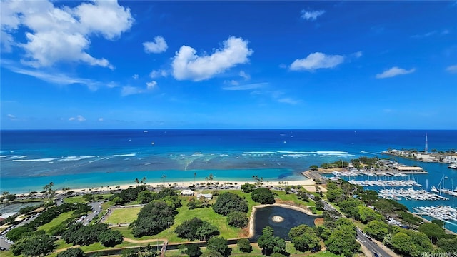 1108 Auahi St Unit 3201, Honolulu, HI 96814 - bird's eye view of a nearby body of water and numerous boat docks